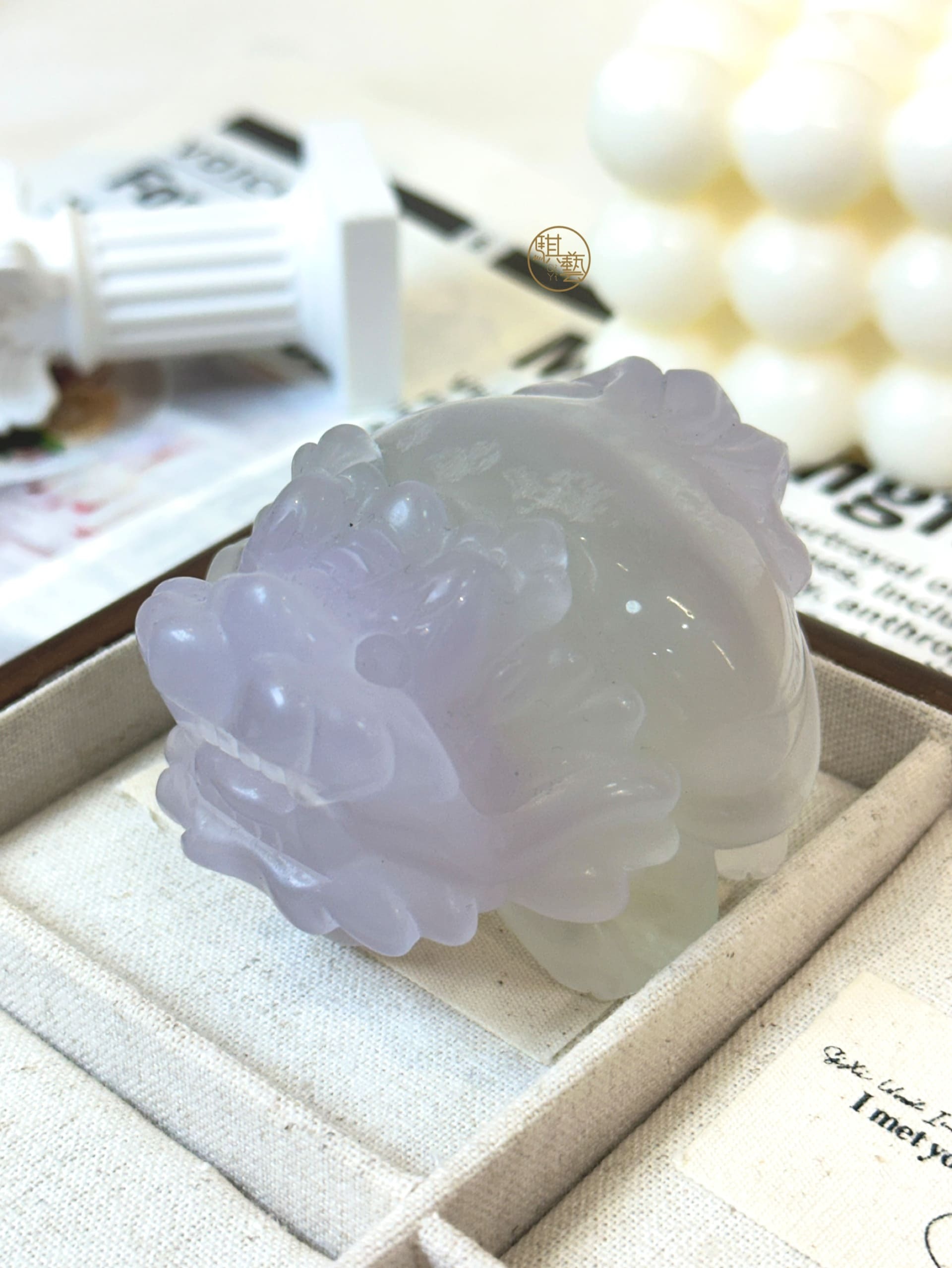 薰衣草瑩石龍龜｜智慧安定 × 守護招財 × 清晰能量場