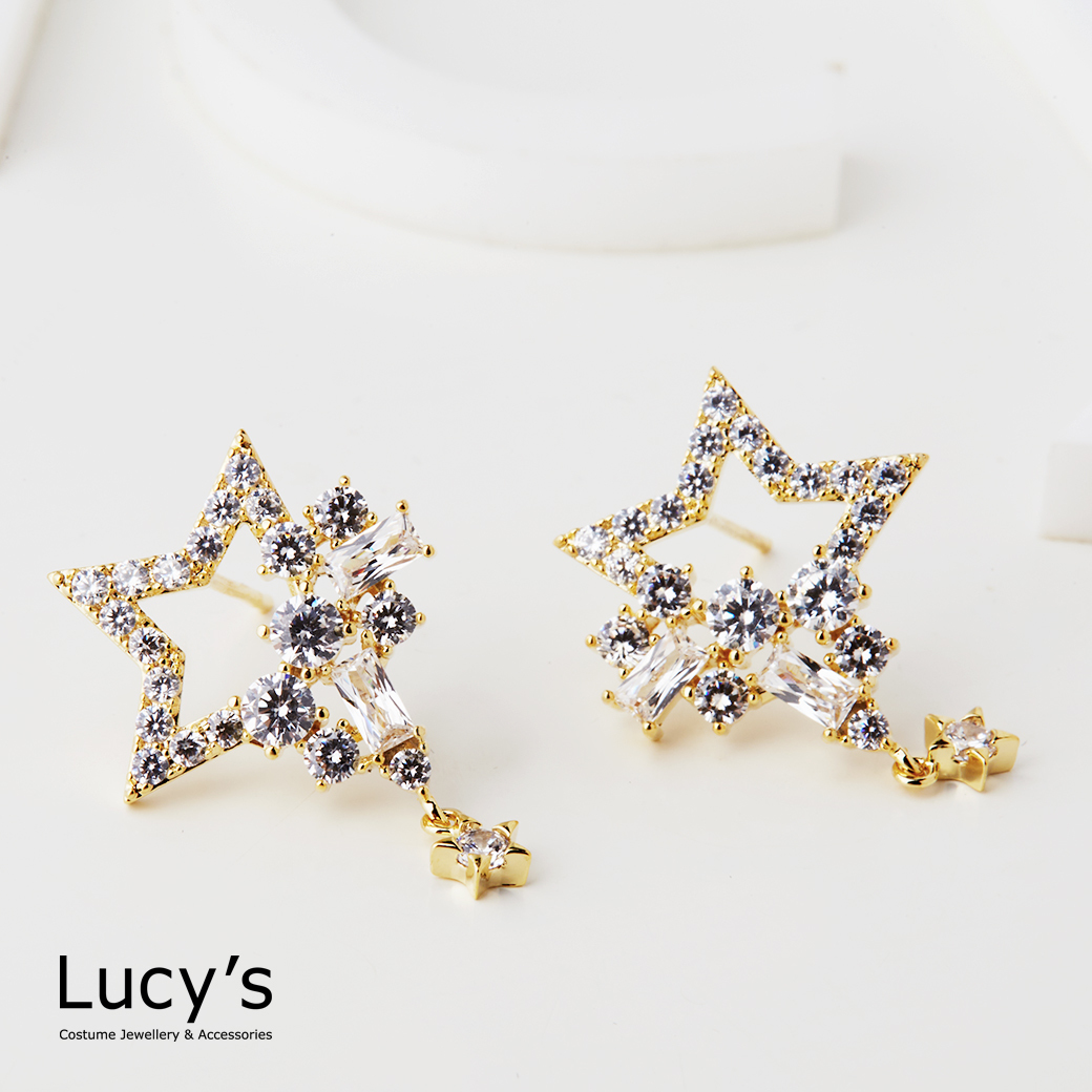 閃耀星願 耳環 (二色) (123376/123377)