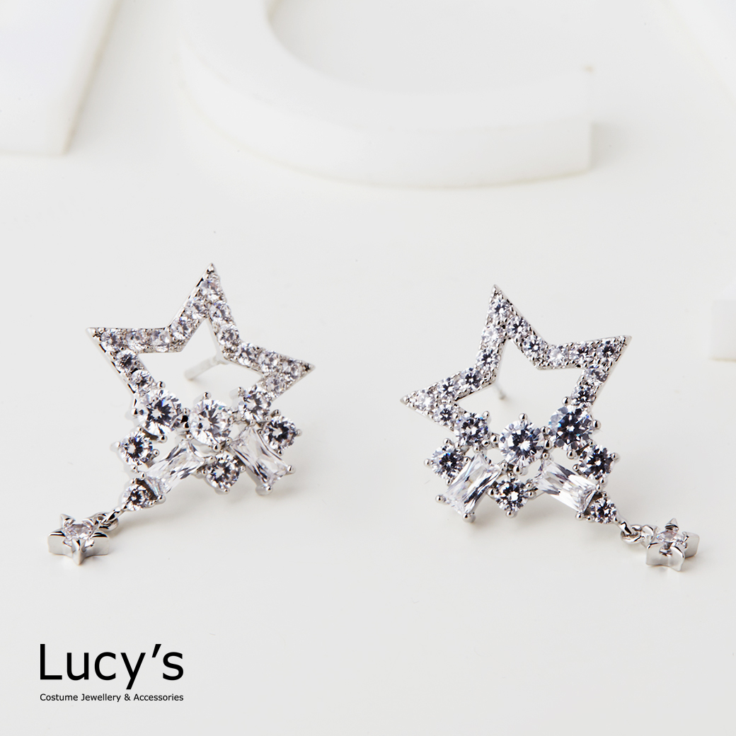 閃耀星願 耳環 (二色) (123376/123377)