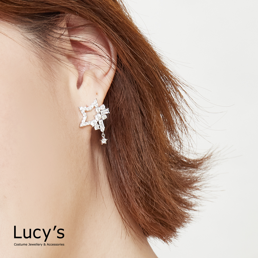 閃耀星願 耳環 (二色) (123376/123377)