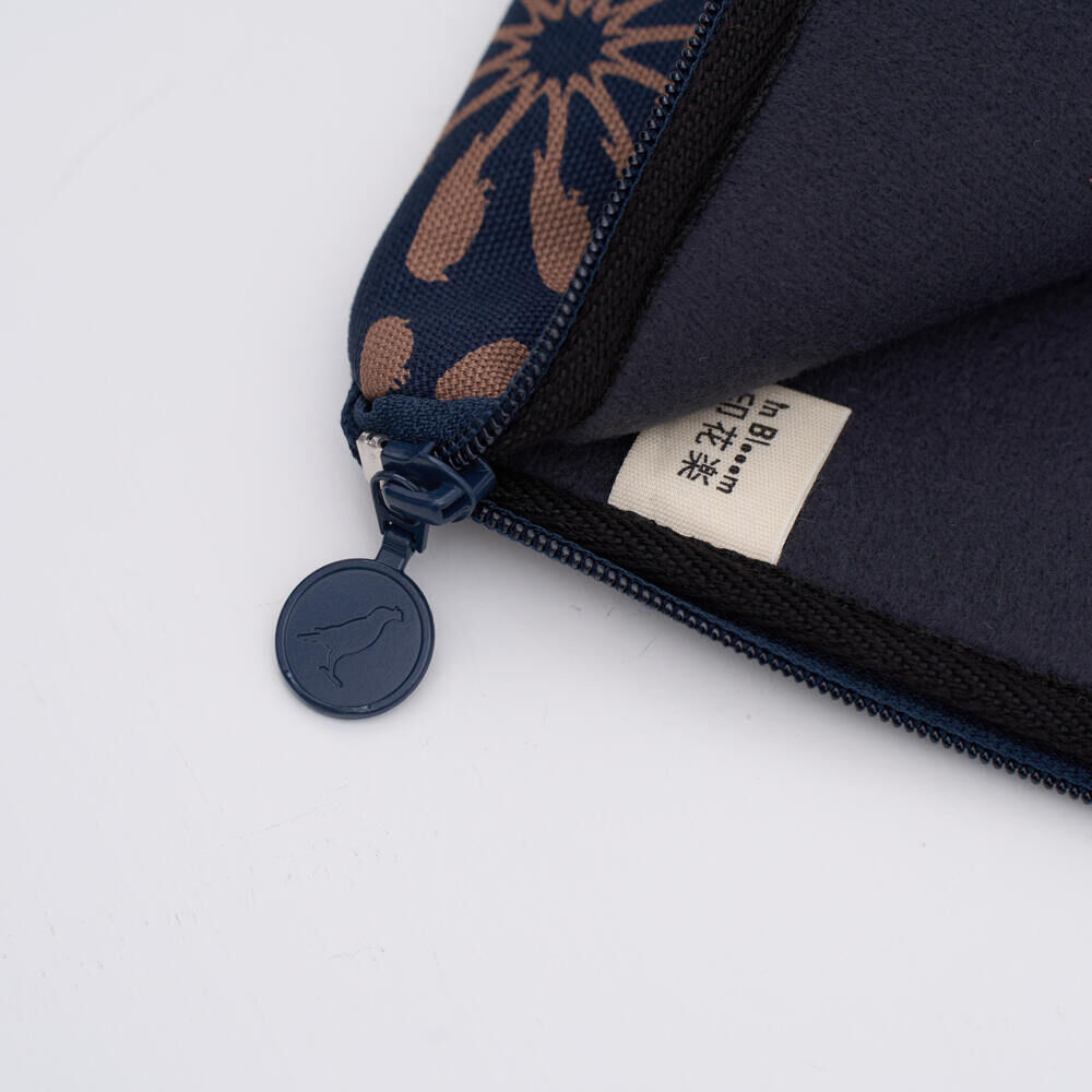 印花樂6吋電子書收納包/烏秋圈圈/海軍藍色