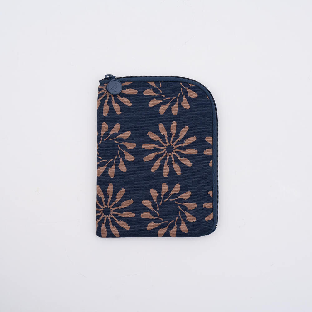 印花樂6吋電子書收納包/烏秋圈圈/海軍藍色