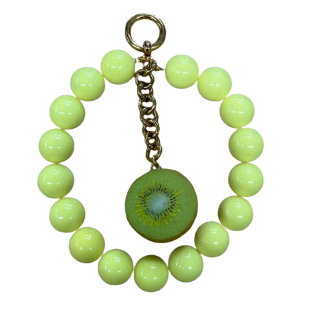 1MY0520-346 MAYOL 希臘全人手製飾品 Kiwi Bag Charm Green (A-K11-E)