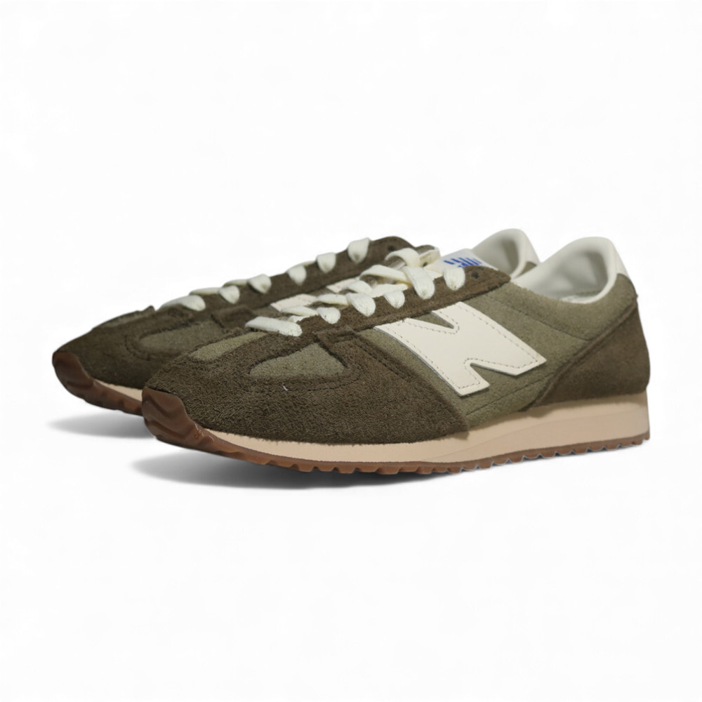 NEW BALANCE 休閒鞋 NB 471 墨綠奶油 麂皮 復古鞋 男女 U471PSA