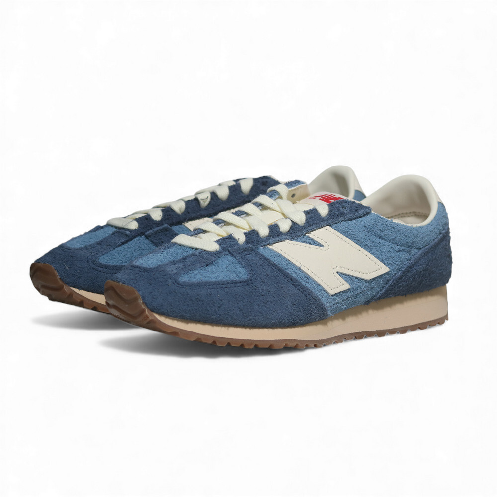 NEW BALANCE 休閒鞋 NB 471 藍色奶油 麂皮 復古鞋 男女 U471PSB