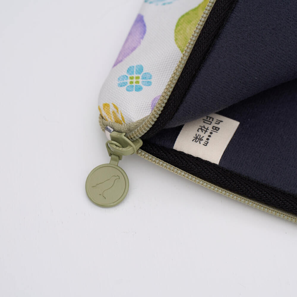 印花樂6吋電子書收納包/玻璃海棠17號/丁香紫