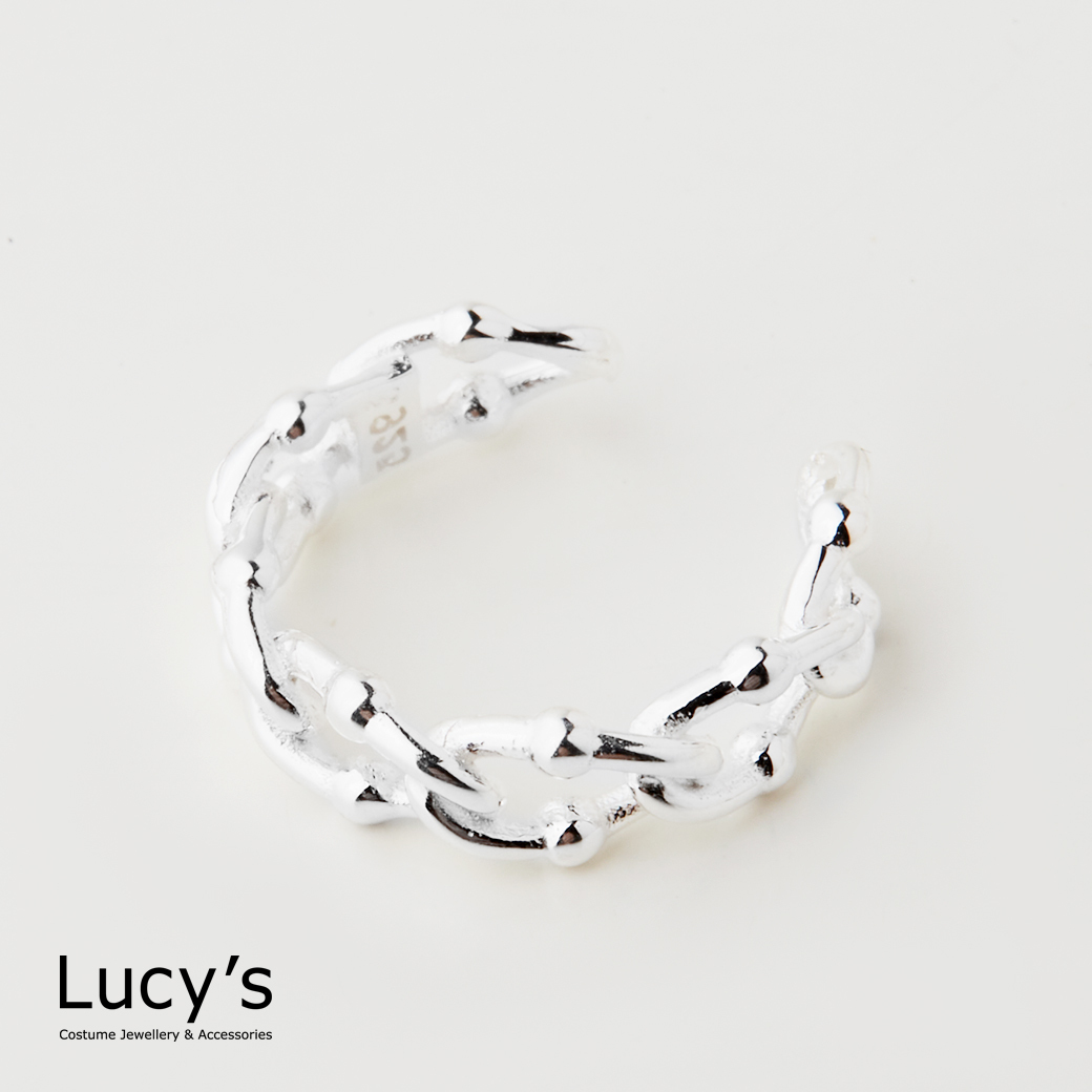 925純銀 小星球 耳骨夾 (95354)