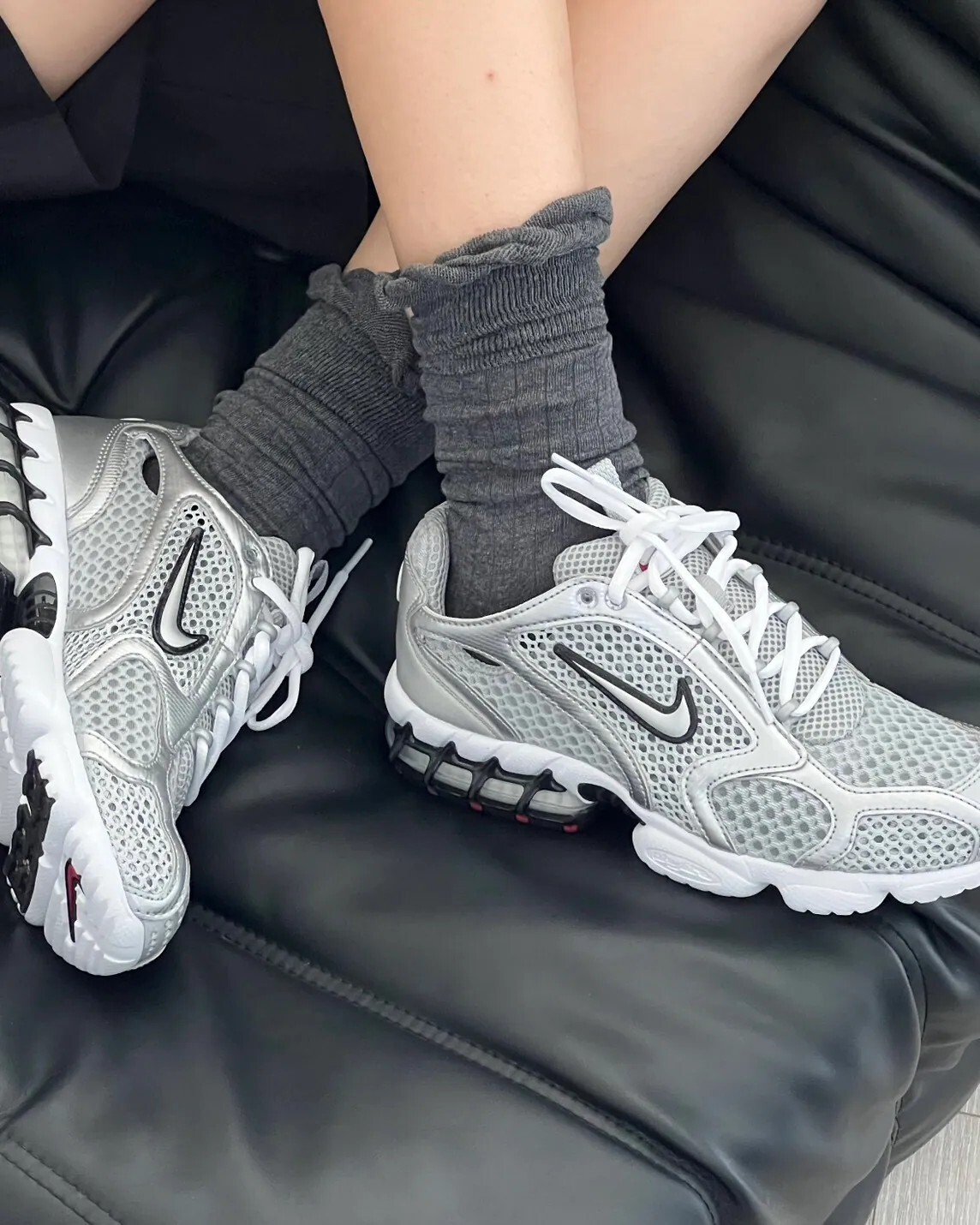 Nike Air ZOOM SPIRIDON CAGE 2  "Metallic Silver" 銀灰