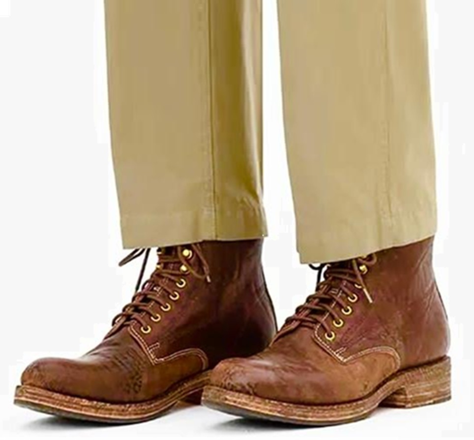 VISVIM 2025 A/W VIRGIL BOOTS-FOLK *Italian Horsehide - BROWN PRE ORDER ITEM (預訂中)