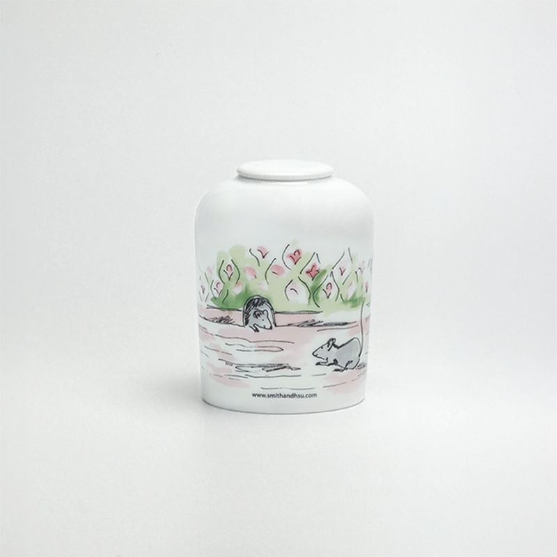 經典茶罐/水彩鼠