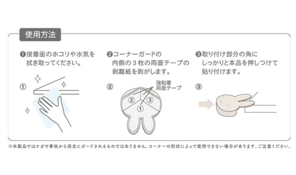 miffy 米飛兔 米菲兔 大頭造型 防撞角 桌腳防撞保護套 寶寶防撞角 矽膠防撞墊