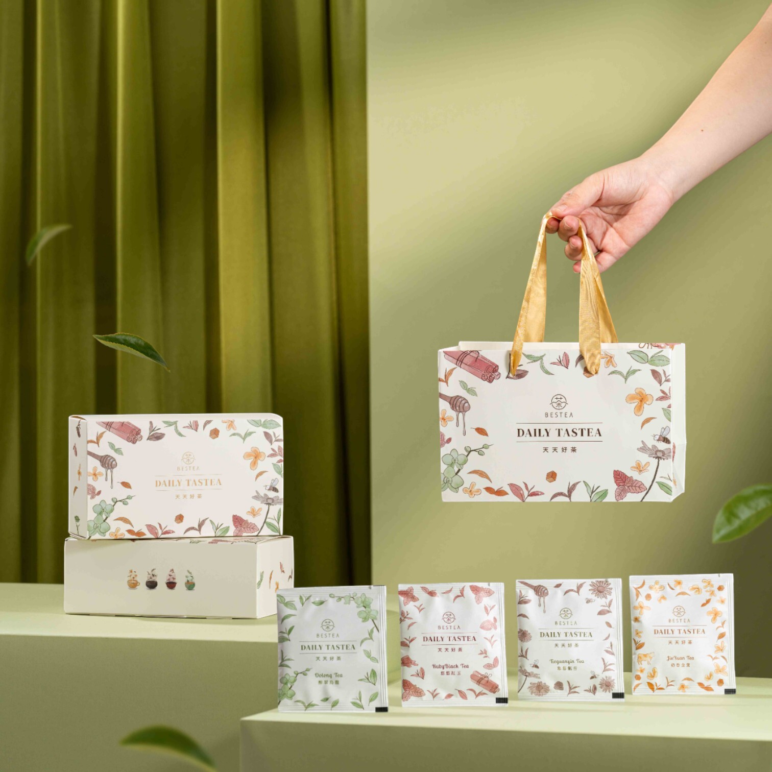 Daily Tastea｜Original leaf tea bag gift box of 20 pieces