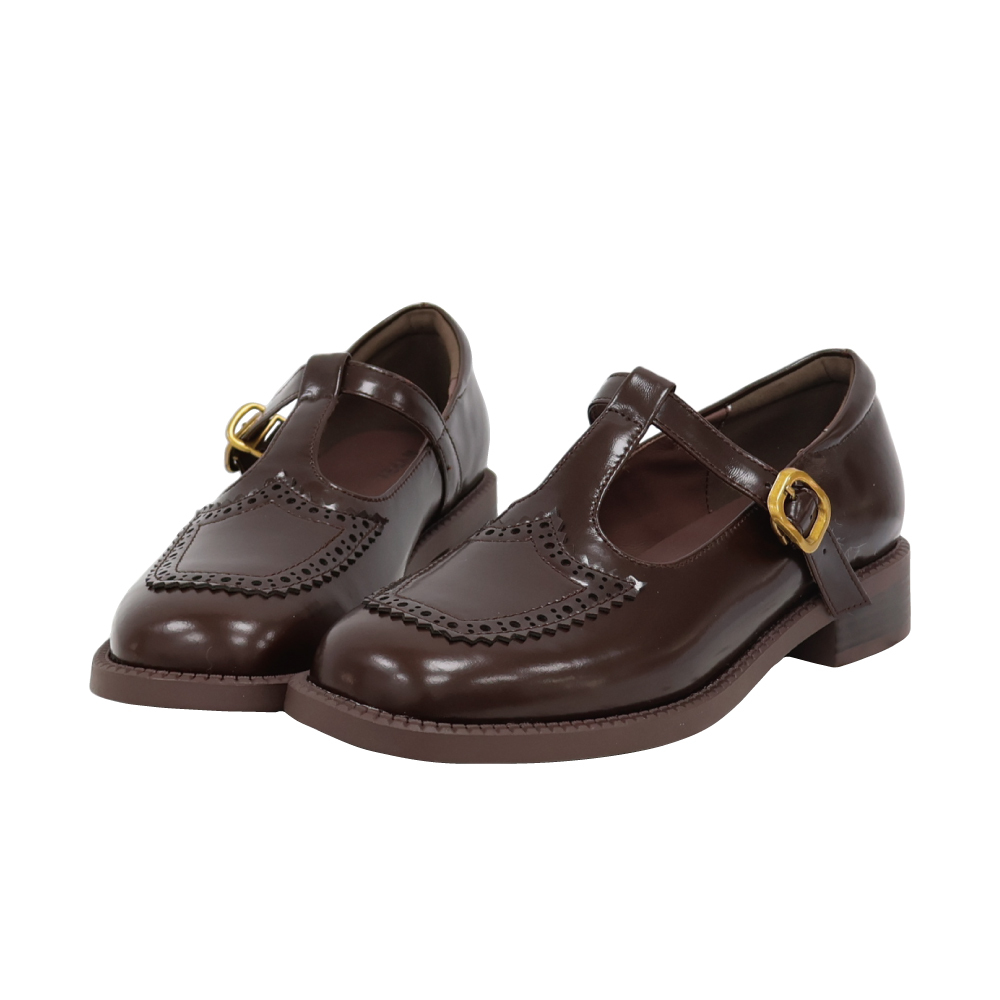 (現+預) 方頭T字瑪莉珍鞋 -2色