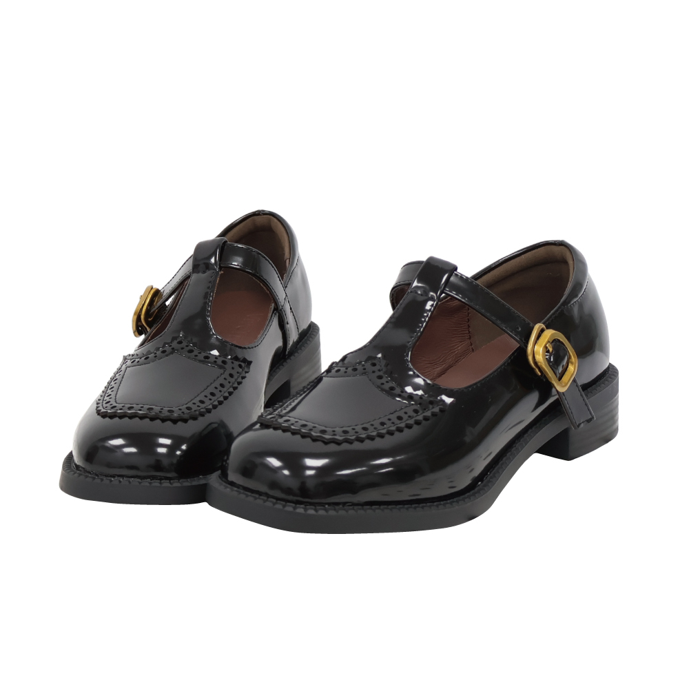 方頭T字瑪莉珍鞋 -2色