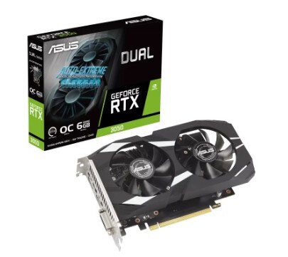 華碩 ASUS Dual GeForce RTX™ 3050 6GB GDDR6 OC版顯示卡(黑)