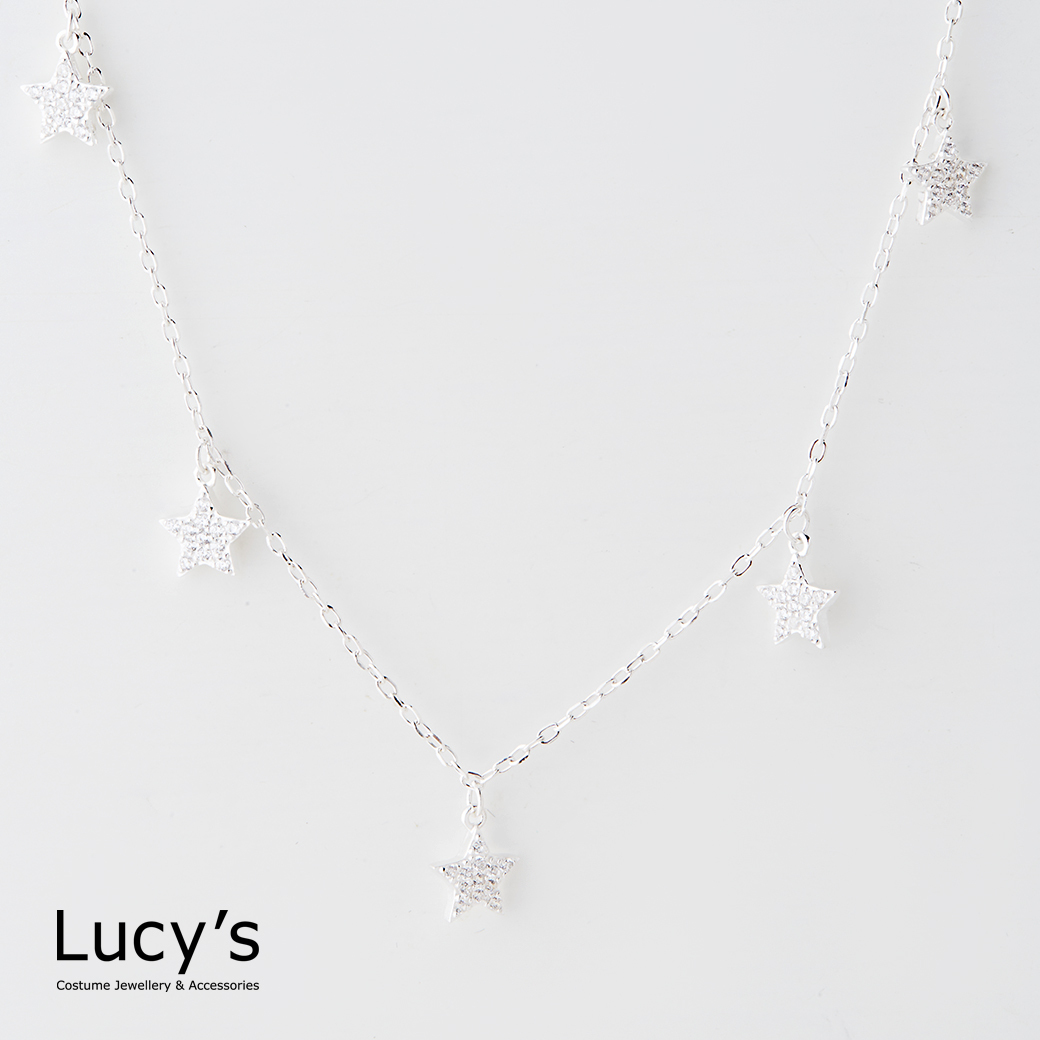 925純銀 繁星 項鍊 (125605)