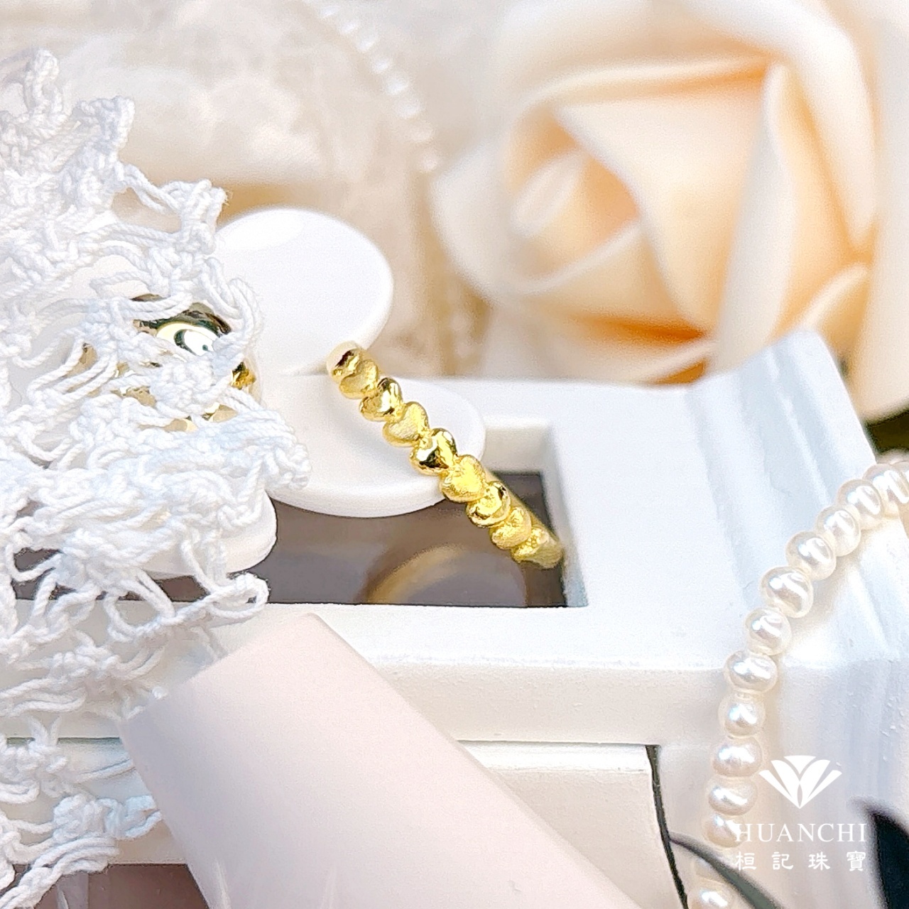 一圈心動 黃金戒指