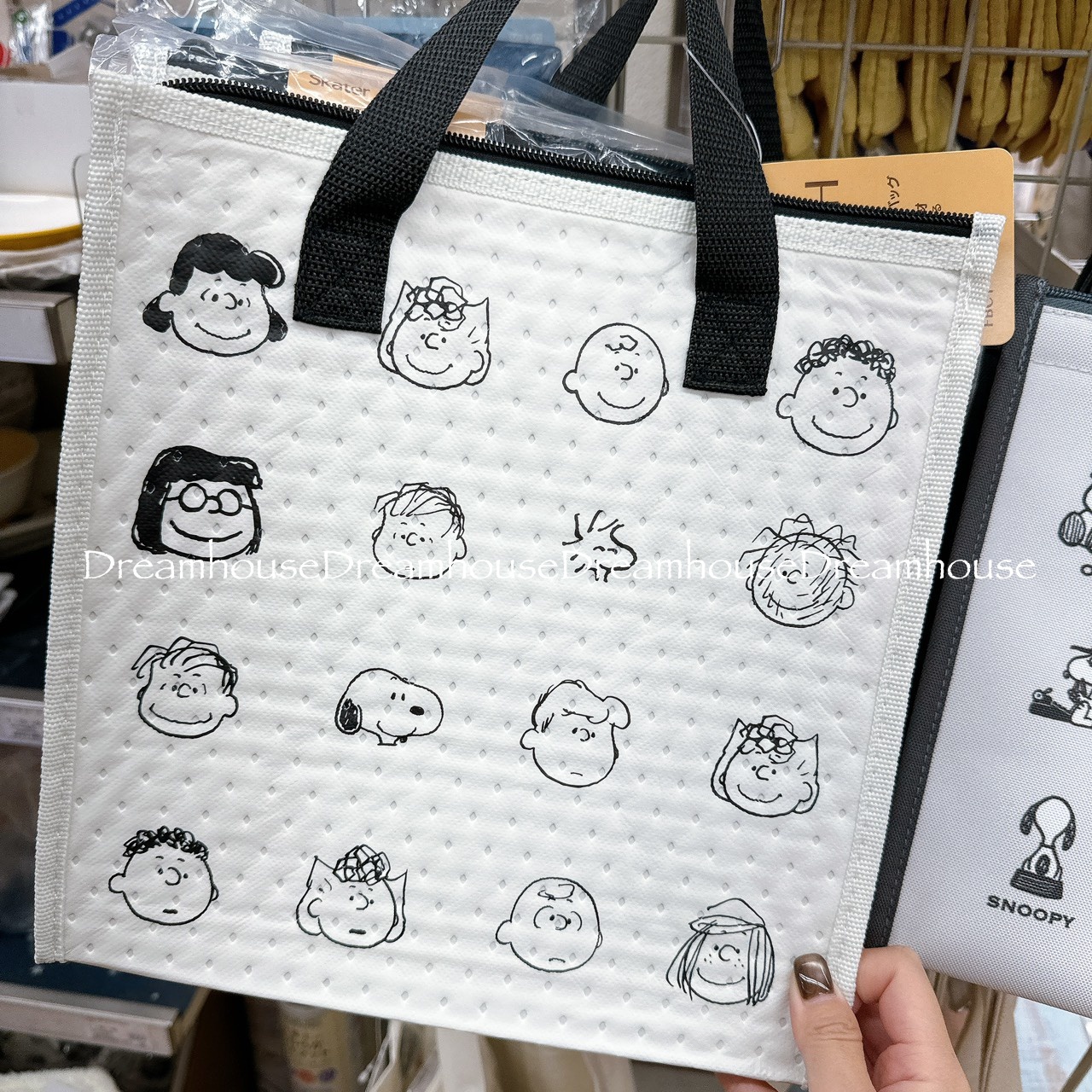 skater PEANUTS snoopy 史努比大容量保溫袋 保冷袋 便當袋 手提袋 購物袋 收納袋 環保袋