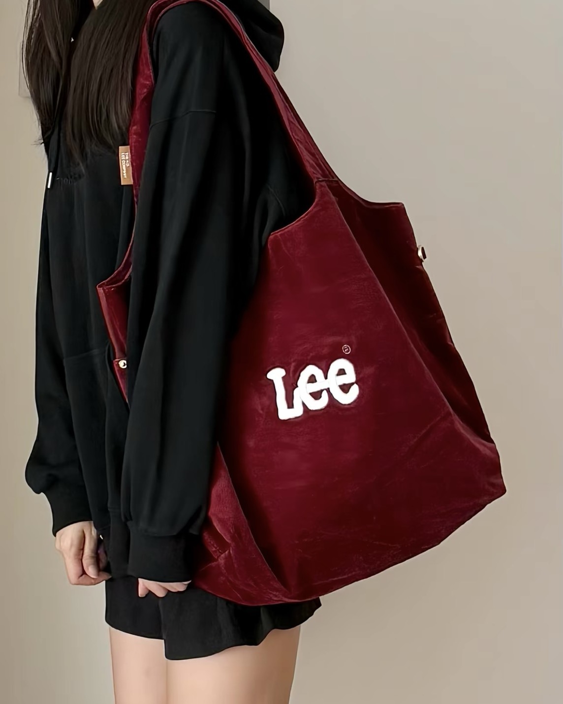 【預購】LEE 復古絨面托特包 2色 LE240121M