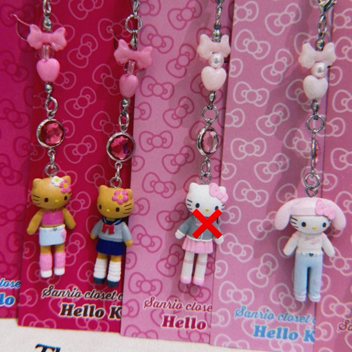🇯🇵 日本KITTY長腿限定袖珍吊飾