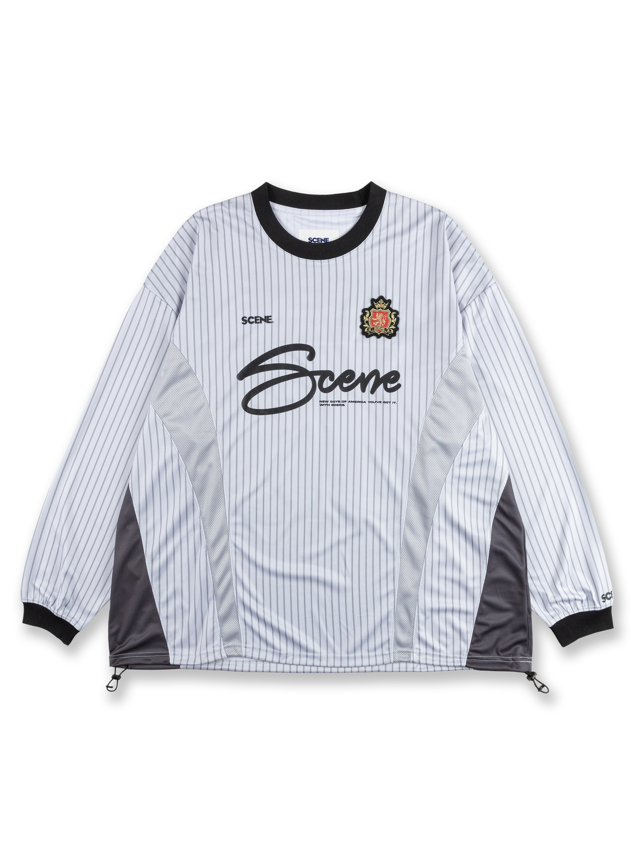 SCENE FOOTBALL LONG TEE _JY3 // GRY
