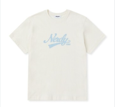 [K] NERDY VARSITY LOGO S/S T-SHIRT_CREAM, PNEU25ST0602 (KN84)