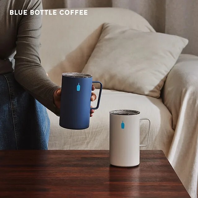 【預購】Blue Bottle 藍瓶旅行保溫杯 韓國限定藍 20oz 591ML