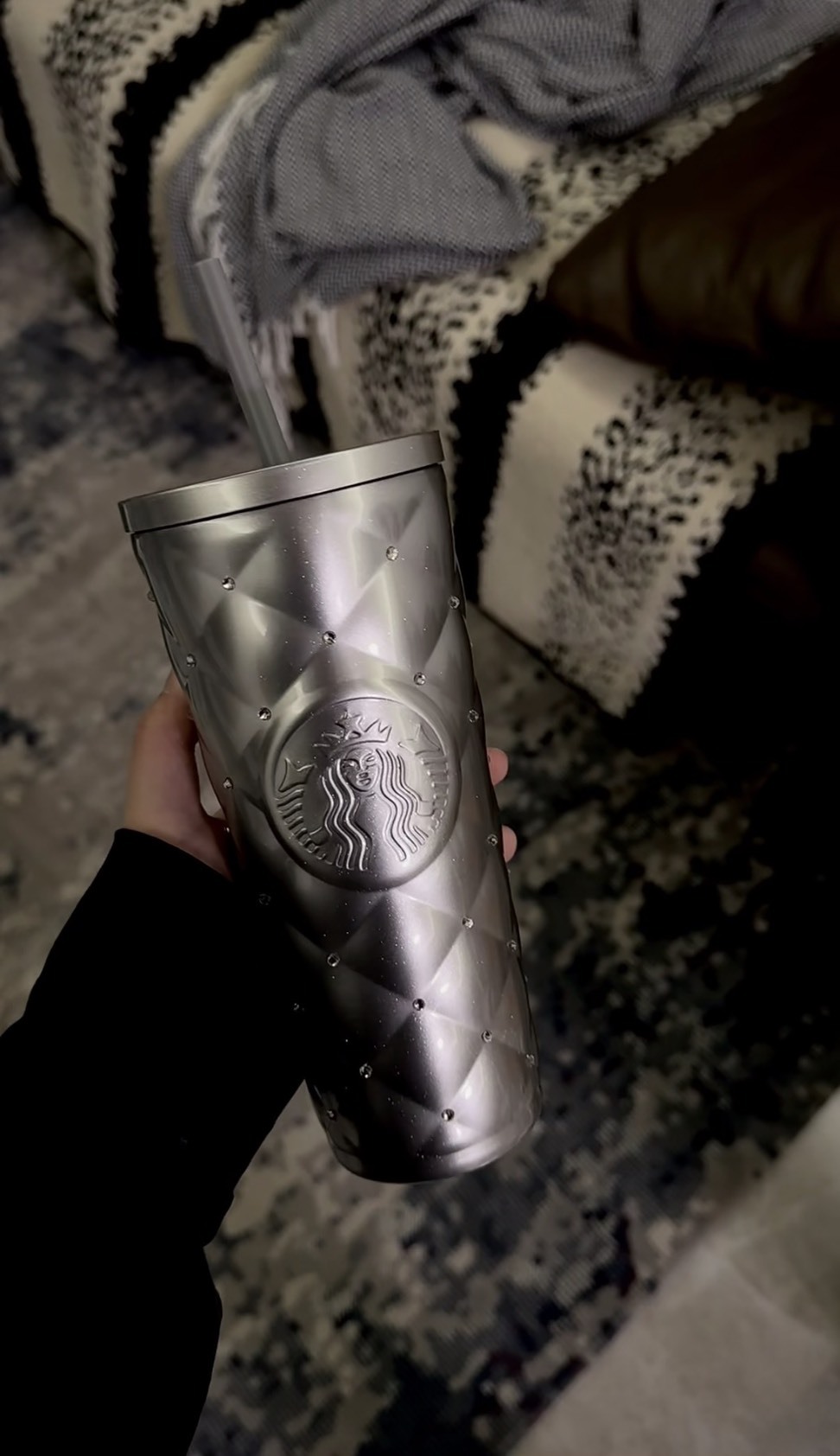 冬季新系列🩶星巴克 雪耀奇境 不鏽鋼保溫杯 吸管杯  starbucks