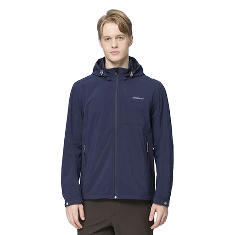 Wildland 荒野 彈性超輕三層山旅機能外套 男款 (藍) 04WW2906