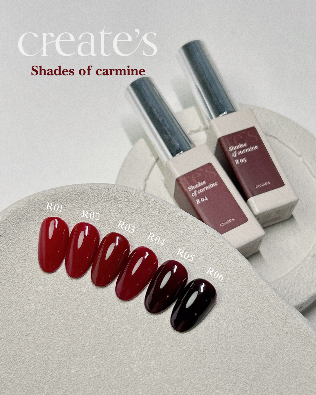 create's-Shades of carmine -R01-R06 (可單選或套裝)