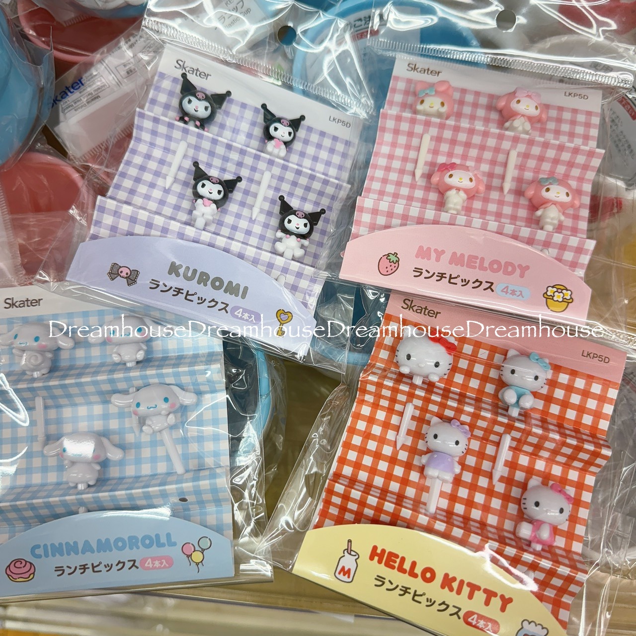 日本限定 三麗鷗 凱蒂貓kitty 美樂蒂 酷洛米 大耳狗造型叉 水果叉 點心叉 甜點叉 便當叉 裝飾叉 叉子