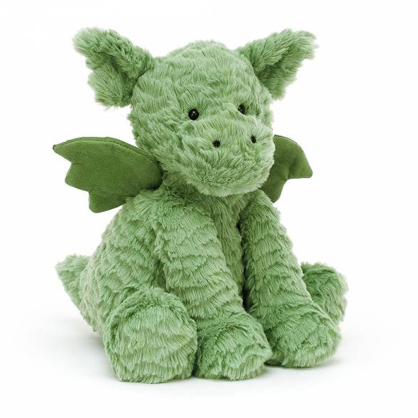 【樂森藥局】英國 Jellycat Fuddlewuddle Dragon 小飛龍 23cm/公分、絨毛玩偶