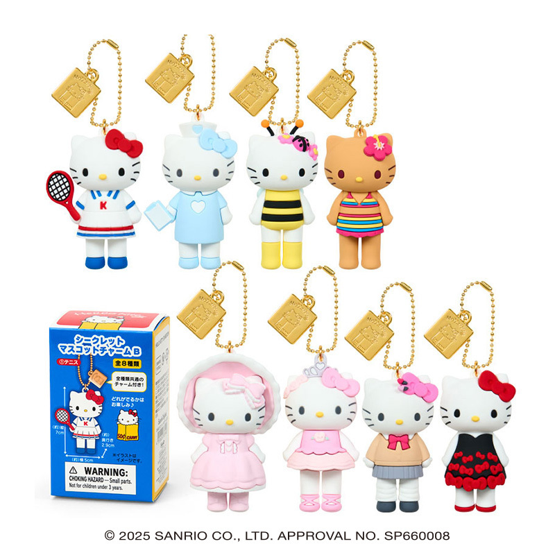 KT【140】TA-1803盲盒鑰匙圈B-8款隨機-凱蒂貓(會場限定)