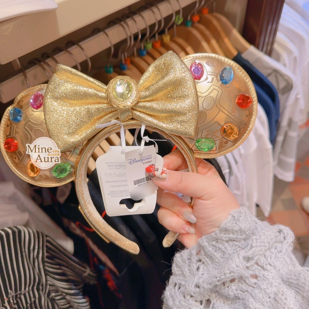 無限寶石手套 配色 米奇耳造型 髮圈 髮箍 漫威 Marvel -香港迪士尼樂園