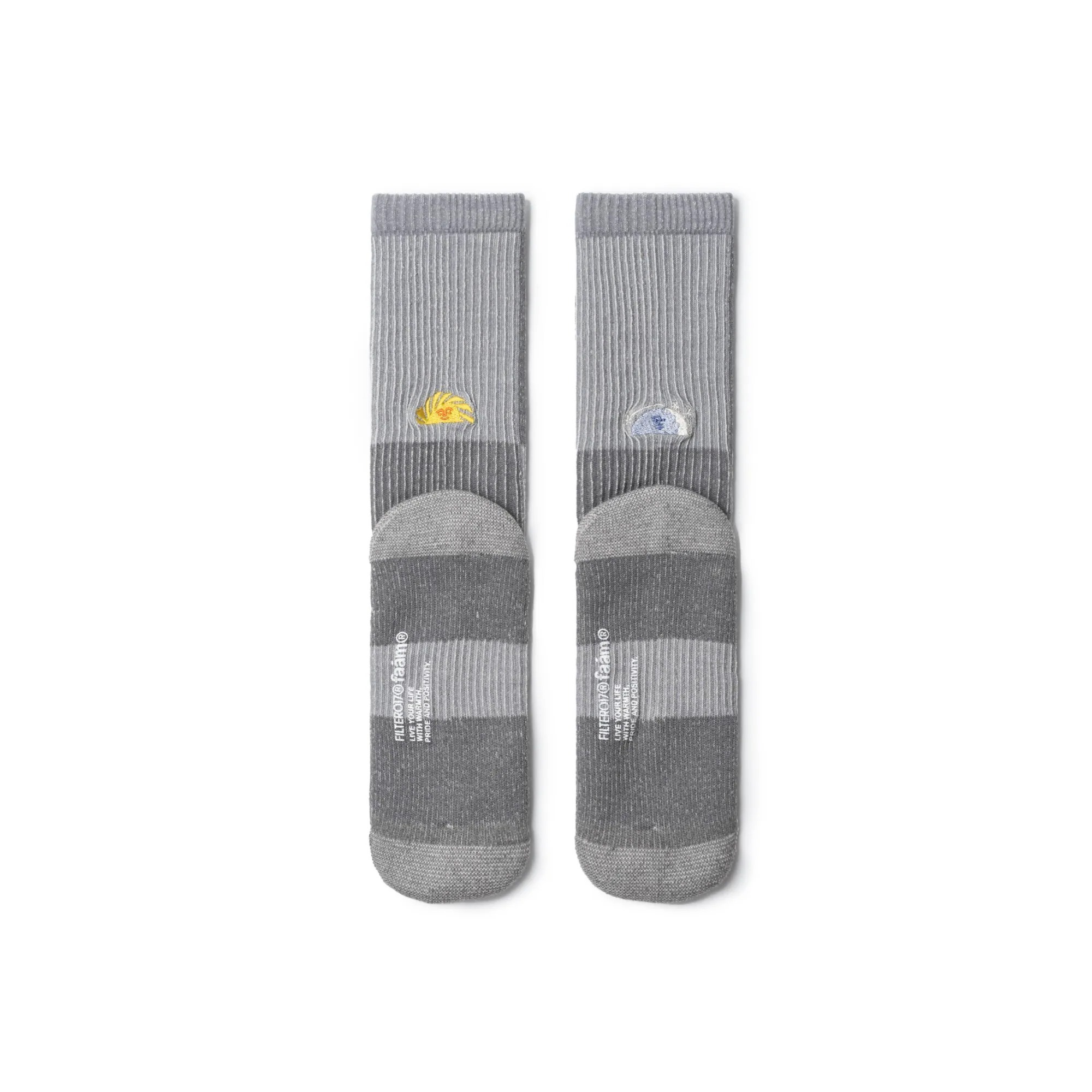 Filter017 Days and Nights 美麗諾刺繡羊毛襪