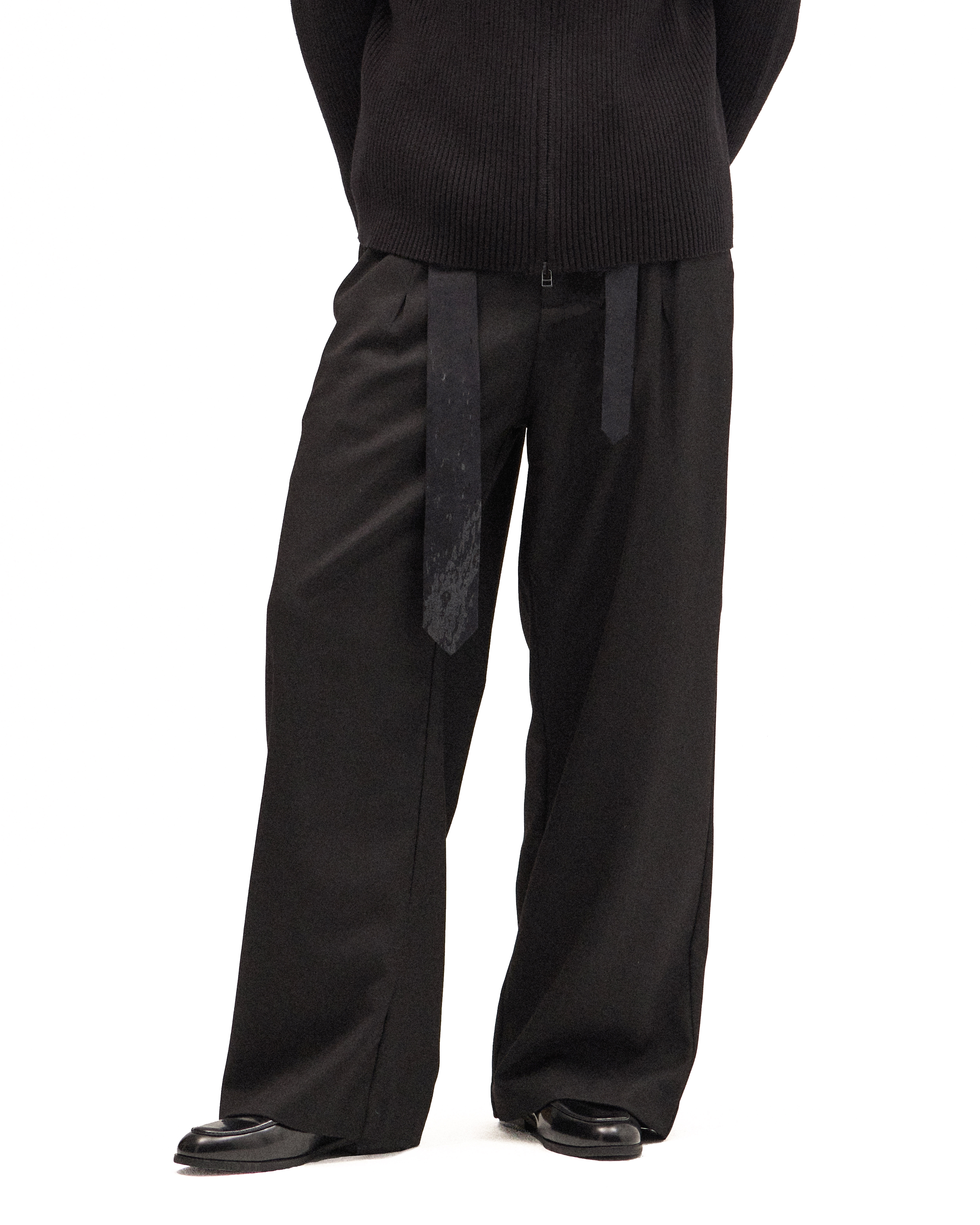 Anonymous Talking｜S25-A02 –Printed Tie (Black)