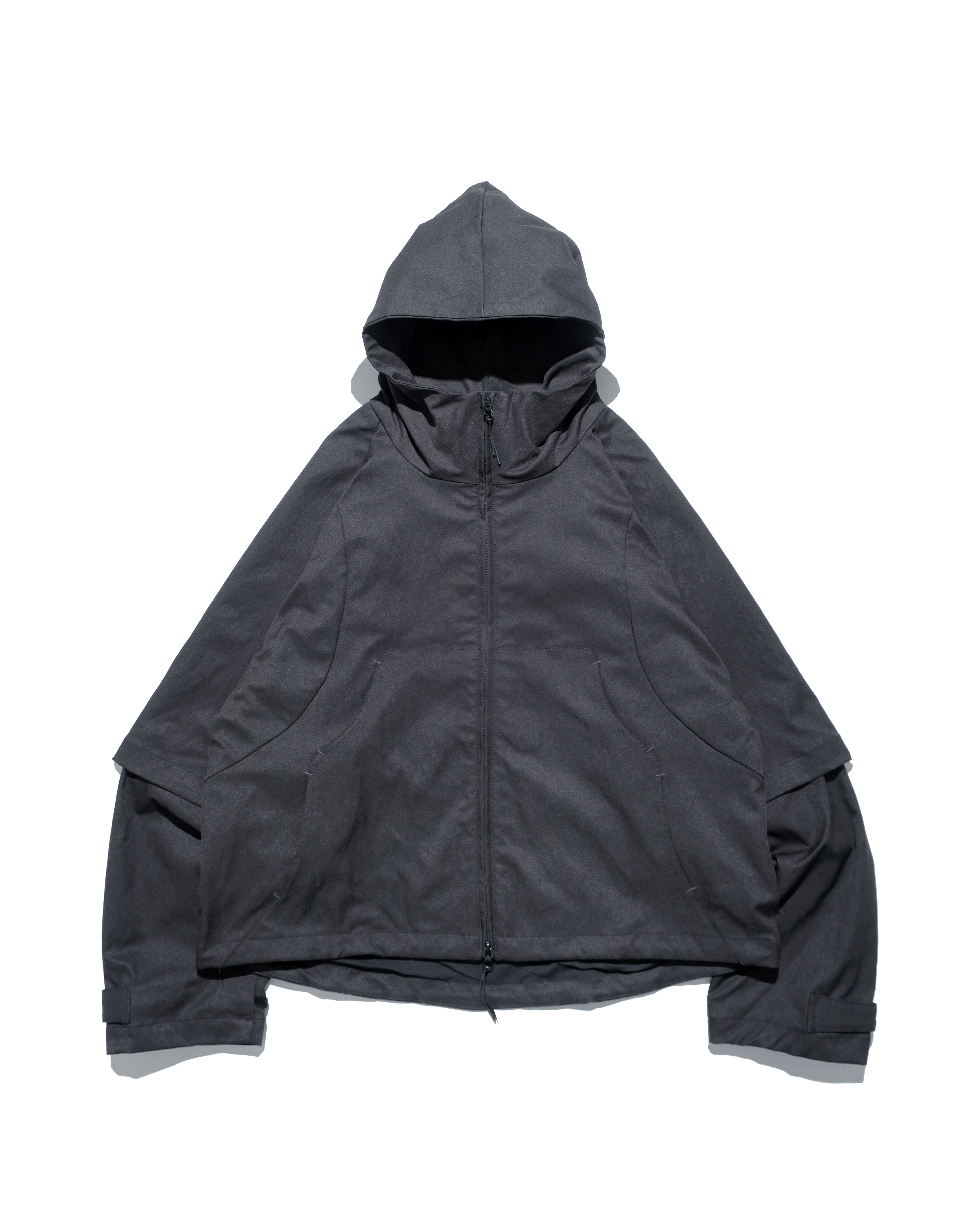 Octo Gambol A25-C02-J Shifted Layered Jacket - Black