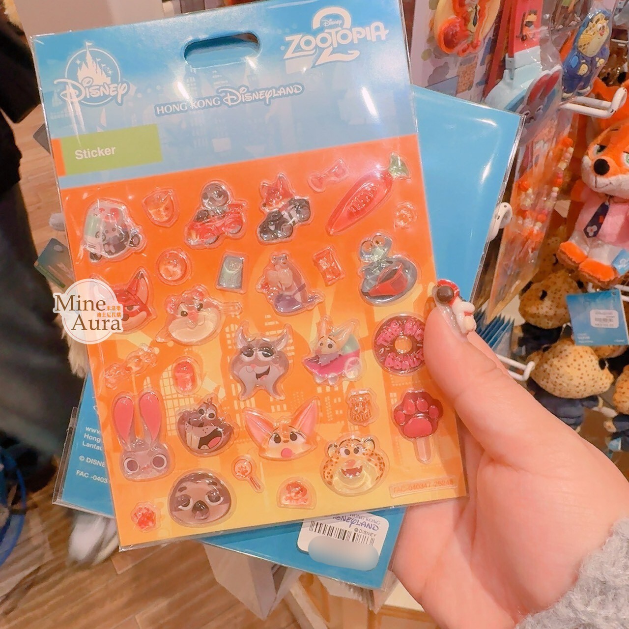 動物方城市 Zootopia 造型 貼紙 文具用品 -香港迪士尼樂園