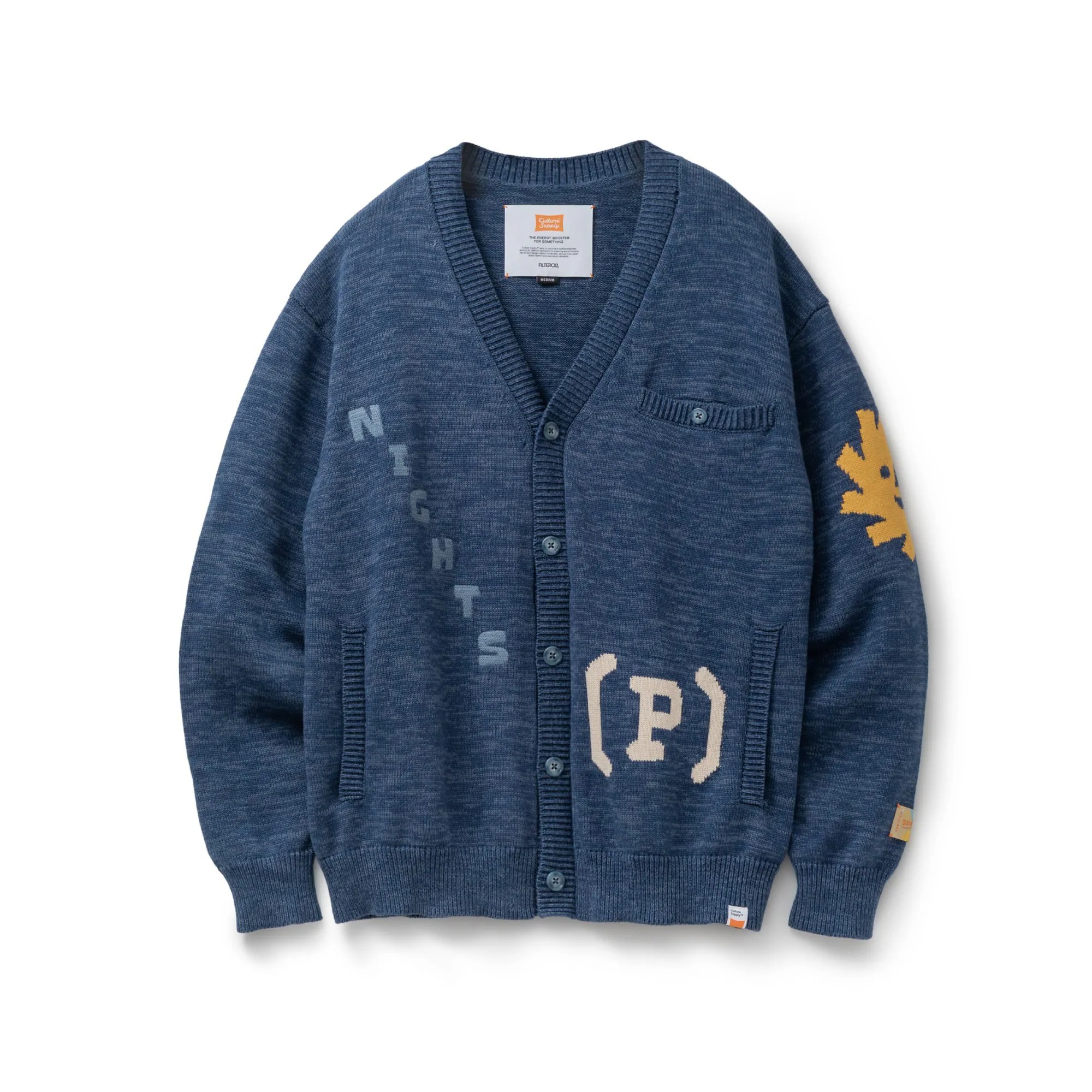 Filter017 Days and Nights 緹花開襟毛衣