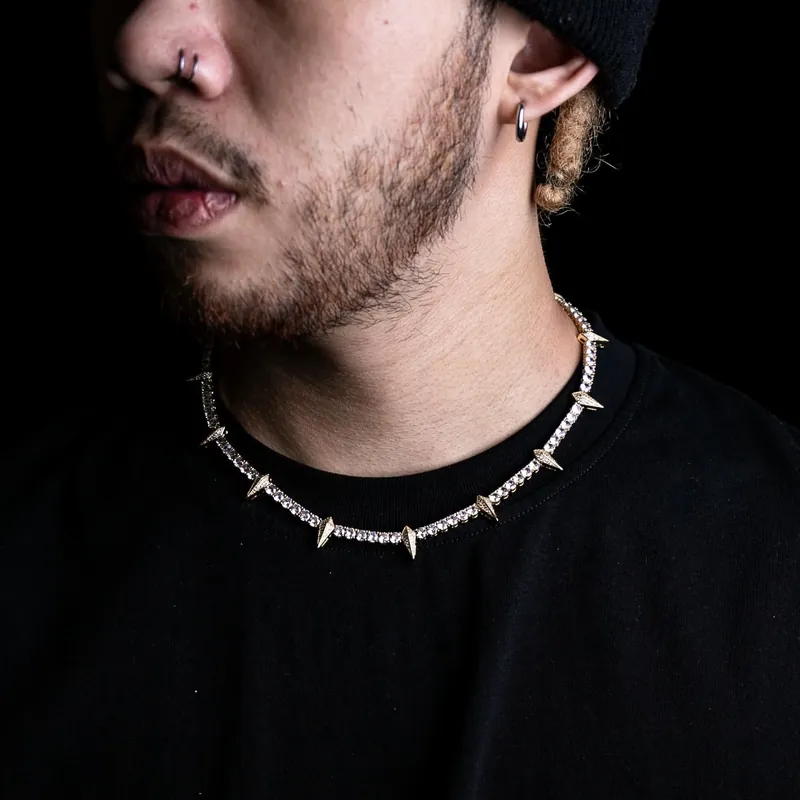 代購-Gold Coast 單排鑽豹爪網球項鍊