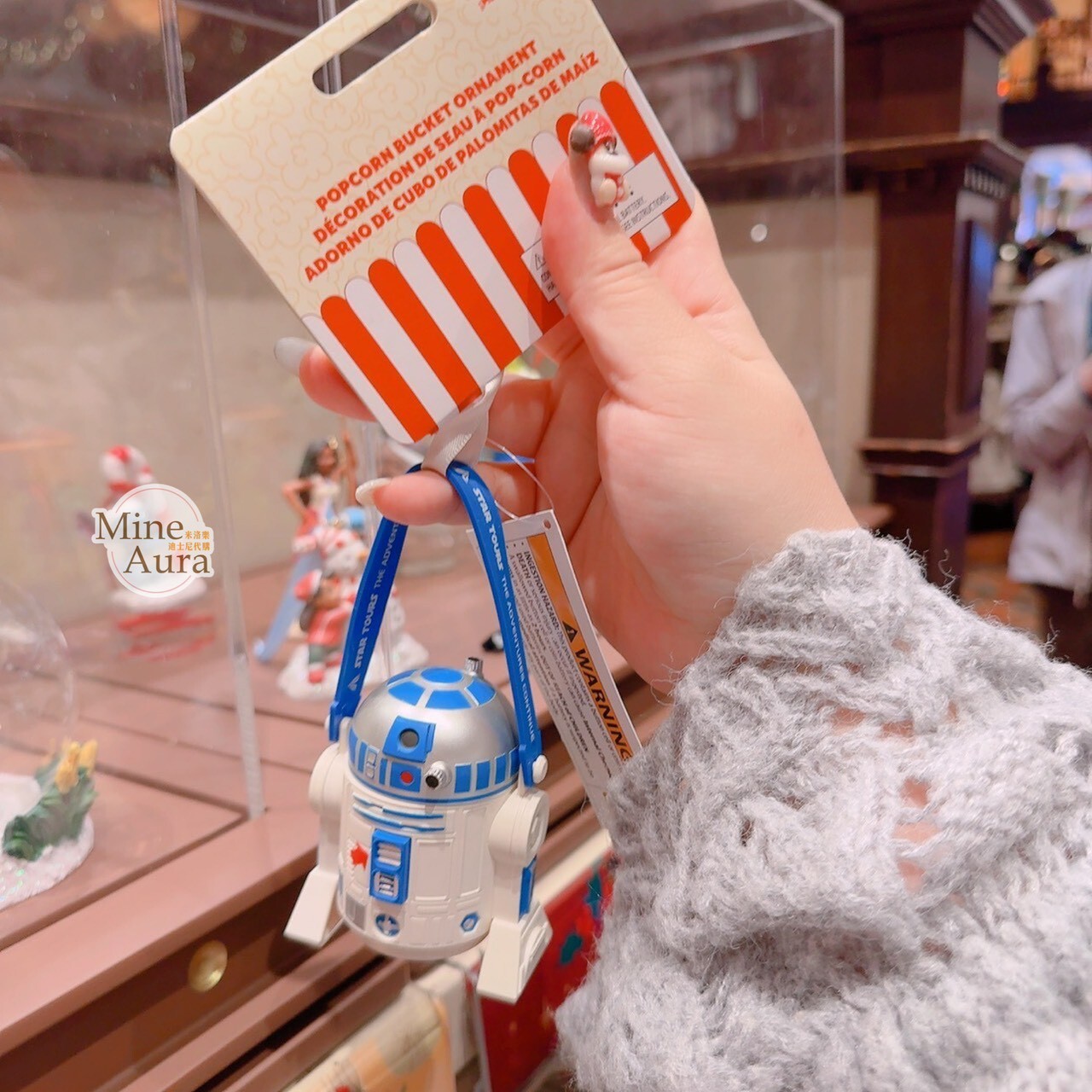 聖誕節系列 星際大戰 Star Wars 機器人 R2-D2 造型 聖誕樹 掛飾 -香港迪士尼樂園