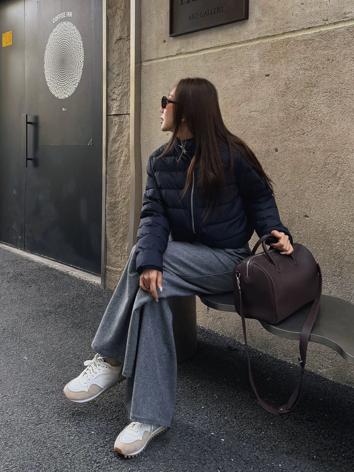 歐美簡約感拉鍊立領澎澎短版羽絨外套-S-M (Elegant & Love)