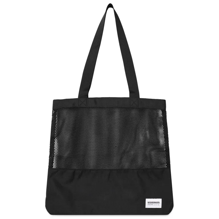 Neighborhood Mesh Tote Bag - Black | 251FJNH-CG01