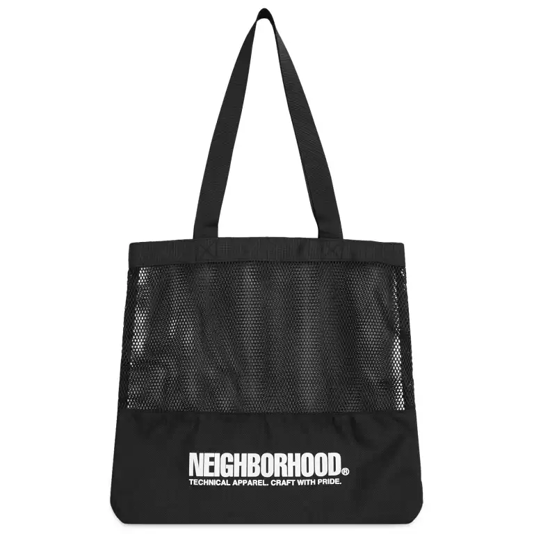 Neighborhood Mesh Tote Bag - Black | 251FJNH-CG01