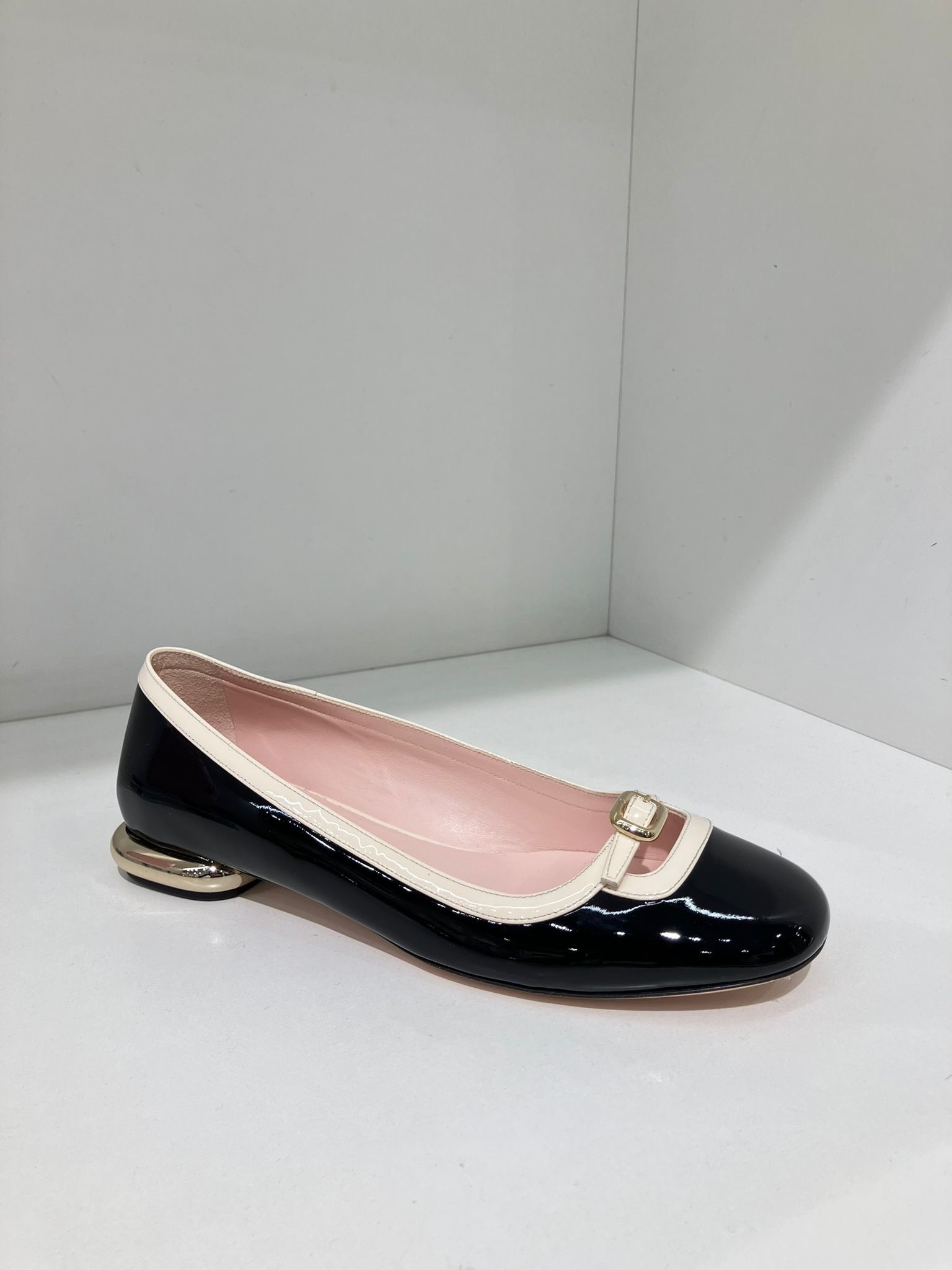 Roger Vivier mini buckle flats black