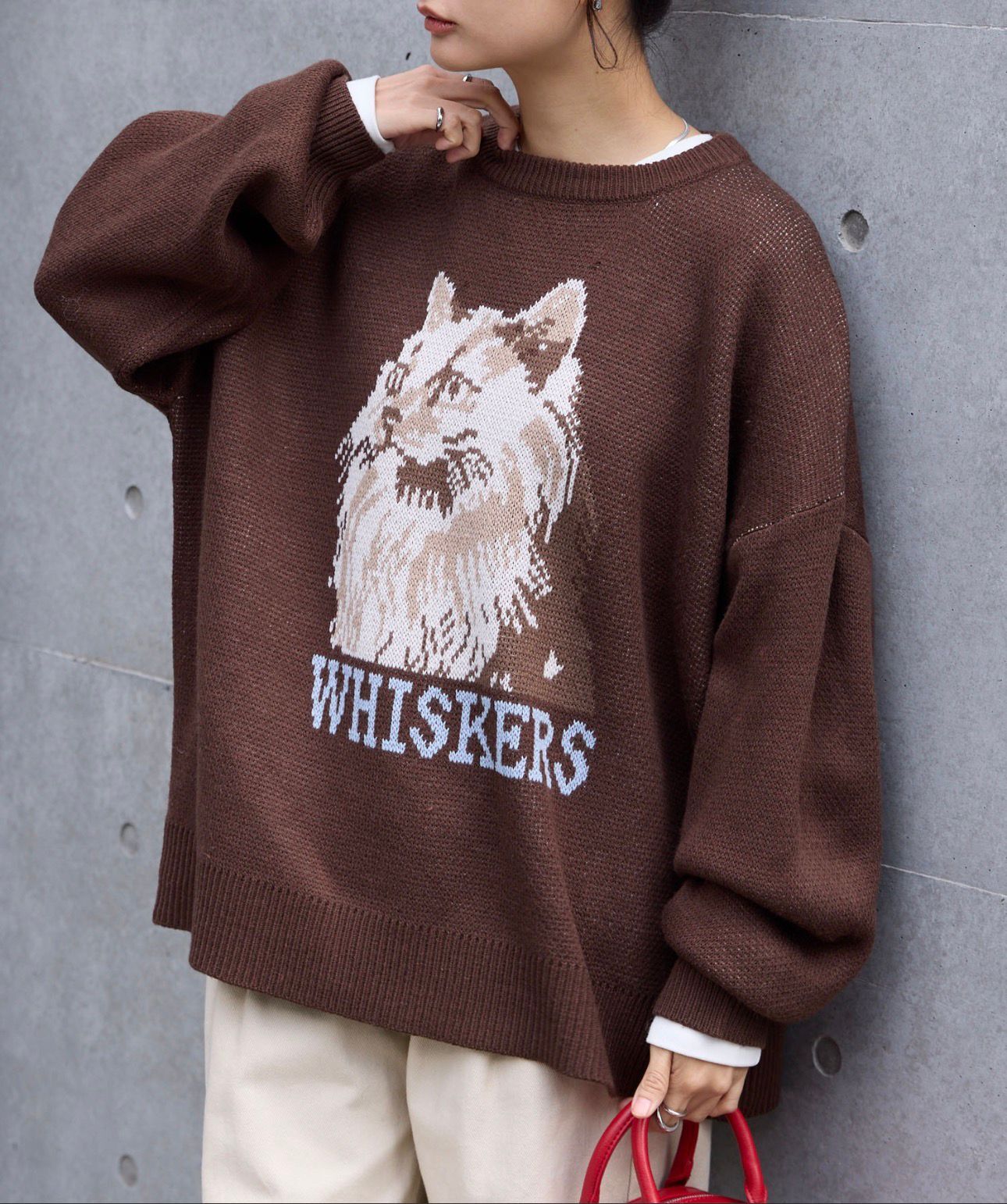 【預購】MONO - MART JN1205101 圖案針織上衣