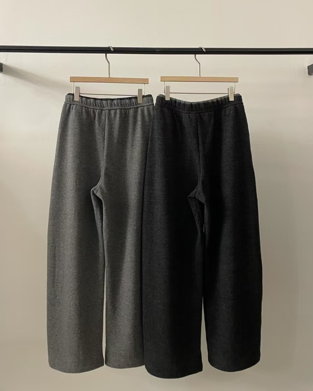 2DA 暖感寬版鬆緊長褲