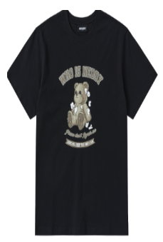 [K] NERDY WHO IS NEDDY S/S T-SHIRT_BLACK, PNEU25ST1201 (KN91)