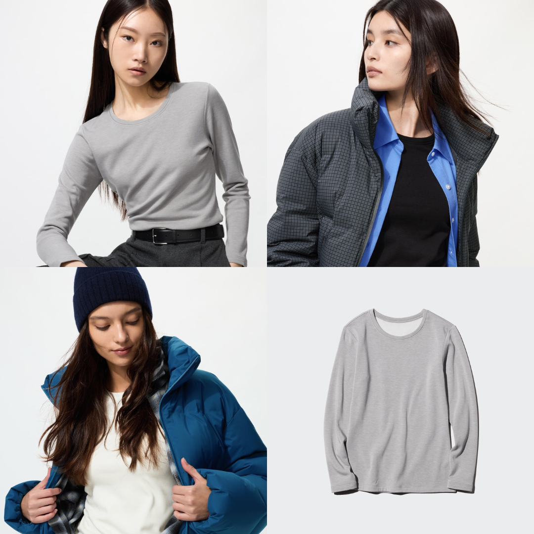 #現貨 🇯🇵日本 UNIQLO 超極暖 HEATTECH "女款"圓領長袖上衣