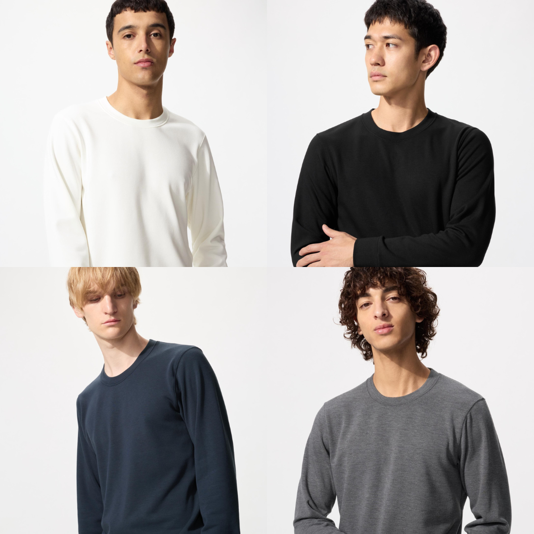 #現貨 🇯🇵日本 UNIQLO 超極暖 HEATTECH "男款"圓領長袖上衣